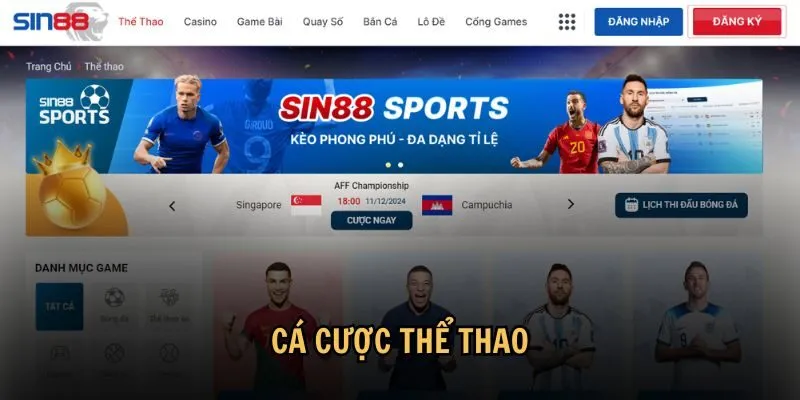 Cá cược thể thao sin88